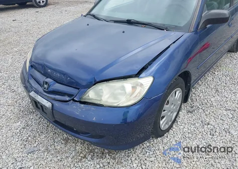 2005 Honda Civic Lx из США, поврежденный, VIN 2HGES16635H528606